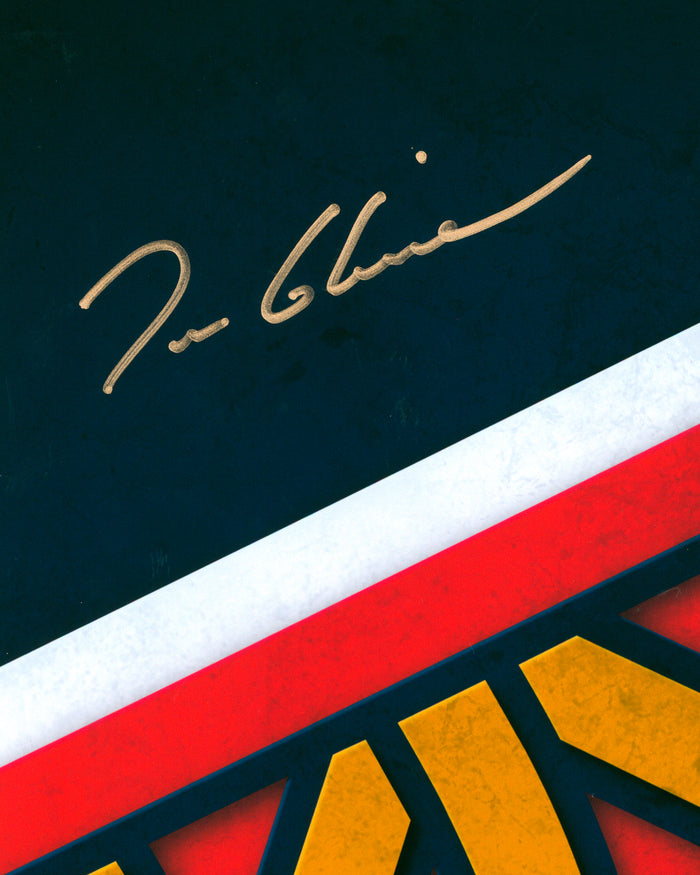 Tom Glavine Autographed Artwork Pre-sale - Authenticated
