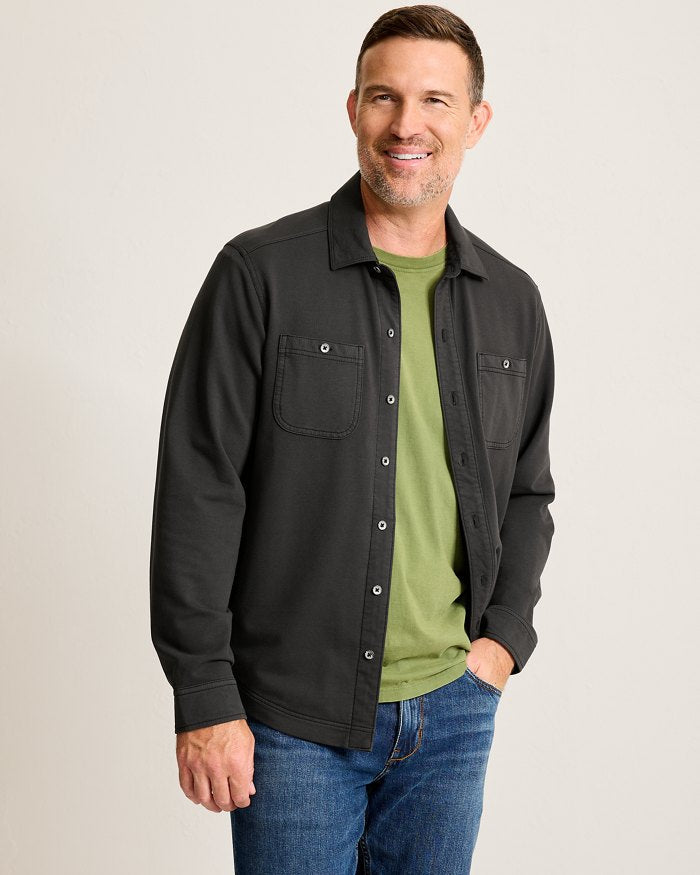 TOMMY BAHAMA BEN & TERRY SHIRT JACKET