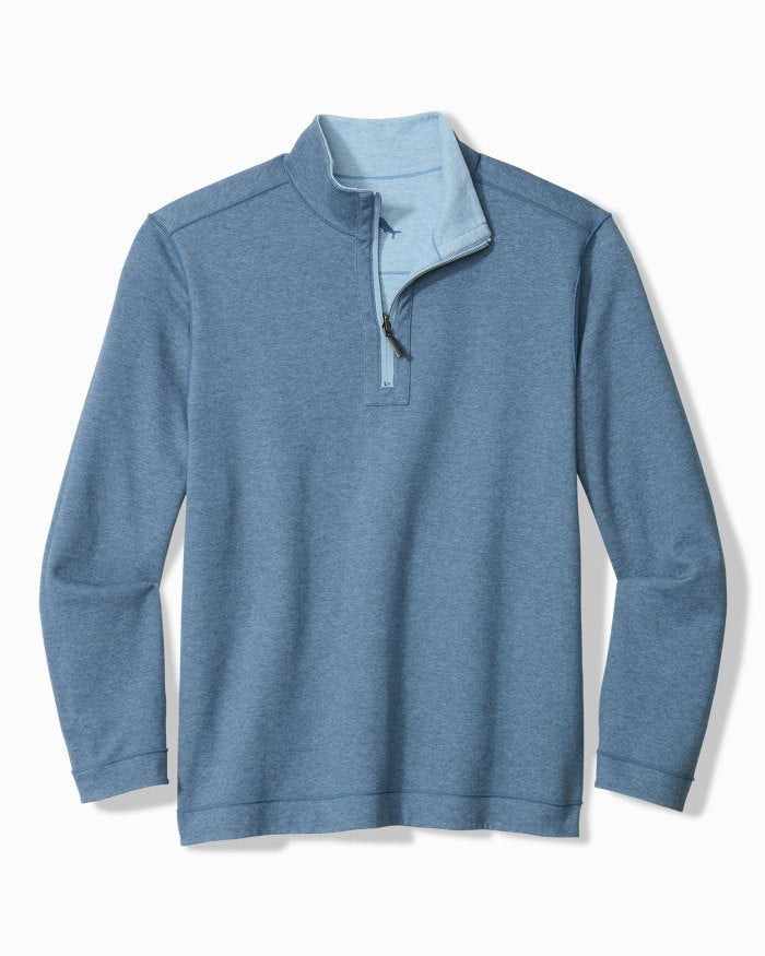 TOMMY BAHAMA FLIPVIEW REVERSIBLE HALF-ZIP