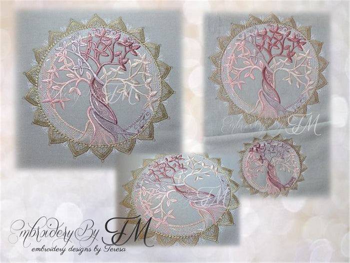 Tree of Life / embroidery design / This design is not FSL!/ five sizes