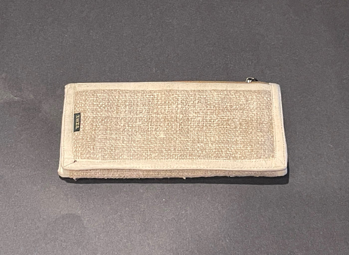 Trifold Long Clutch - Organic Hemp Unisex Wallet