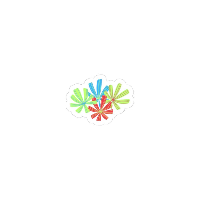 tropical stickers aesthetic design