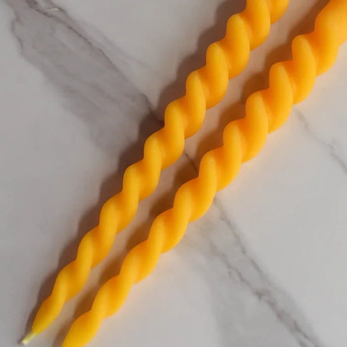 Twist Beeswax Candles Pack of 2