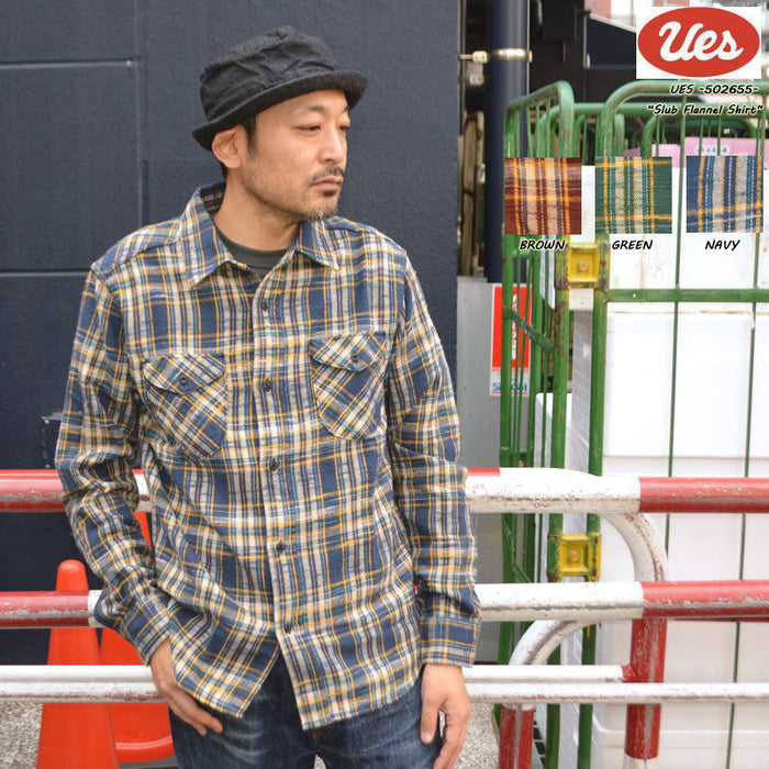 UES "502655" SLAB FLANNEL SHIRTS