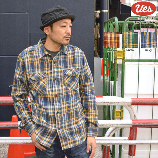 UES "502655" SLAB FLANNEL SHIRTS