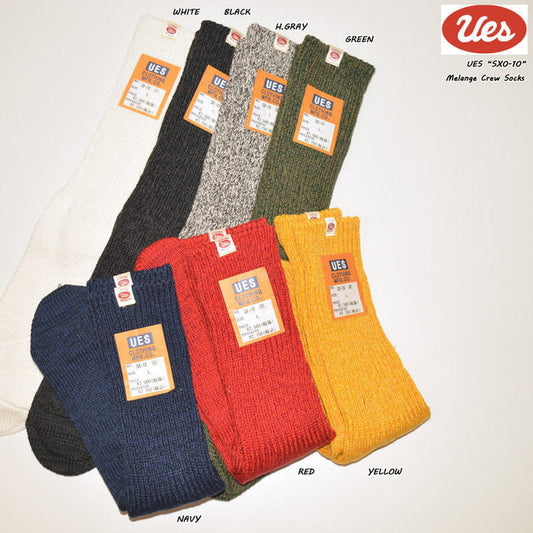 UES ”SX-10” Melange Crew Socks