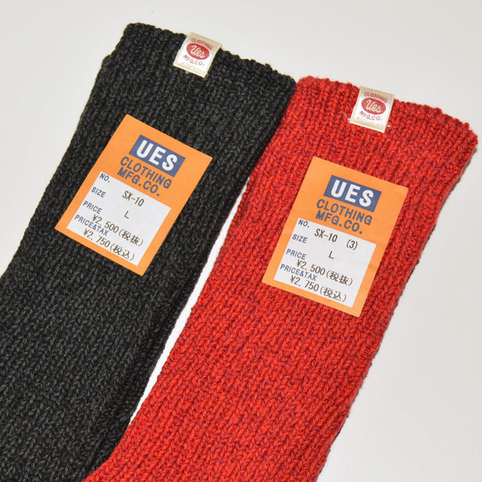 UES ”SX-10” Melange Crew Socks