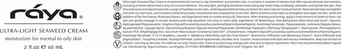 ULTRA-LIGHT SEAWEED DAY CREAM (304) RAYA SPA - rayaspa