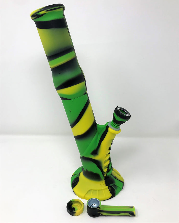 Unbreakable Detachable Silicone 14" Bong Ice Catcher Silicone Bowl Silicone Pipe