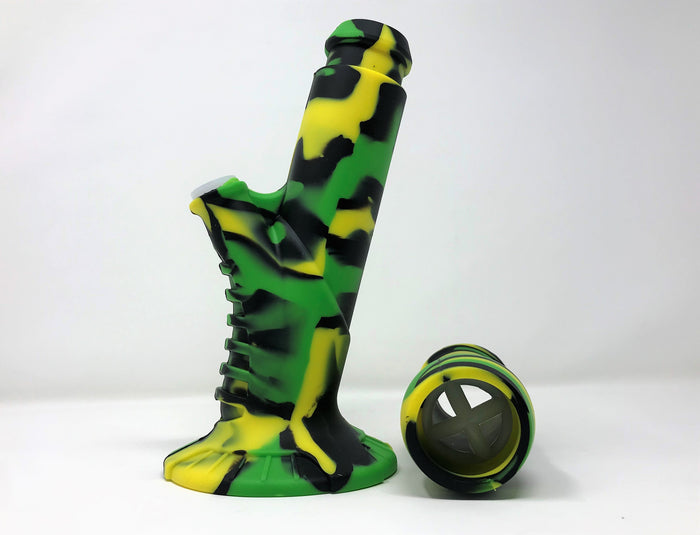 Unbreakable Detachable Silicone 14" Bong Ice Catcher Silicone Bowl Silicone Pipe