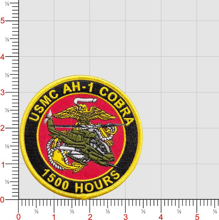 USMC AH-1 Cobra Hours Patch