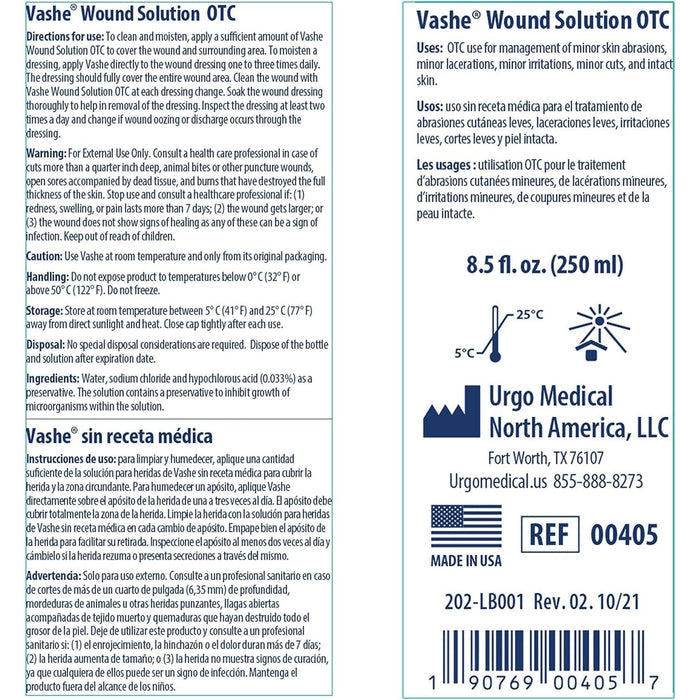 Vashe Wound Cleanser, Bottle - 00312-Single - LL Medico