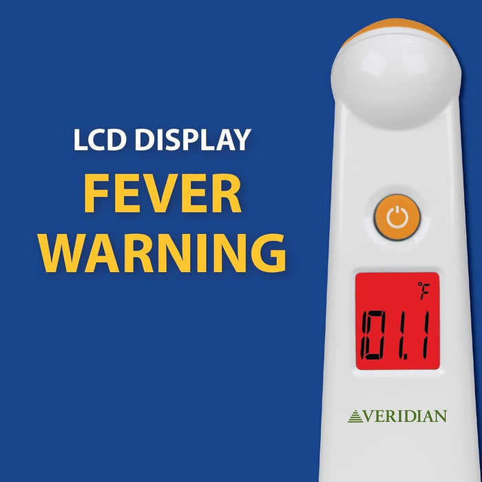 Veridian Temporal Contact Thermometer, LCD Display - 09-330-Single - LL Medico