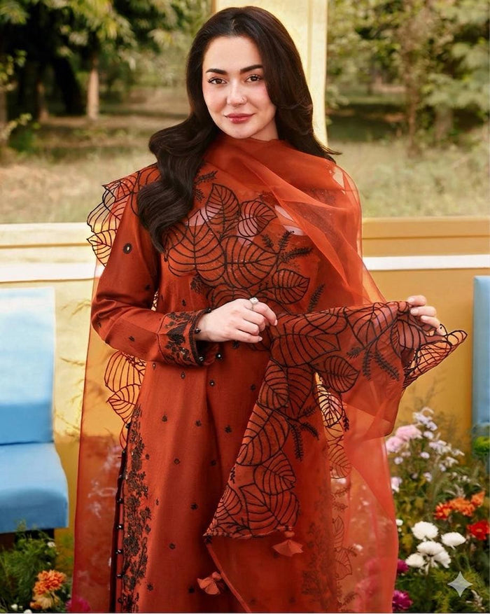 Vibrant Floral Print in Luxurious Fabric