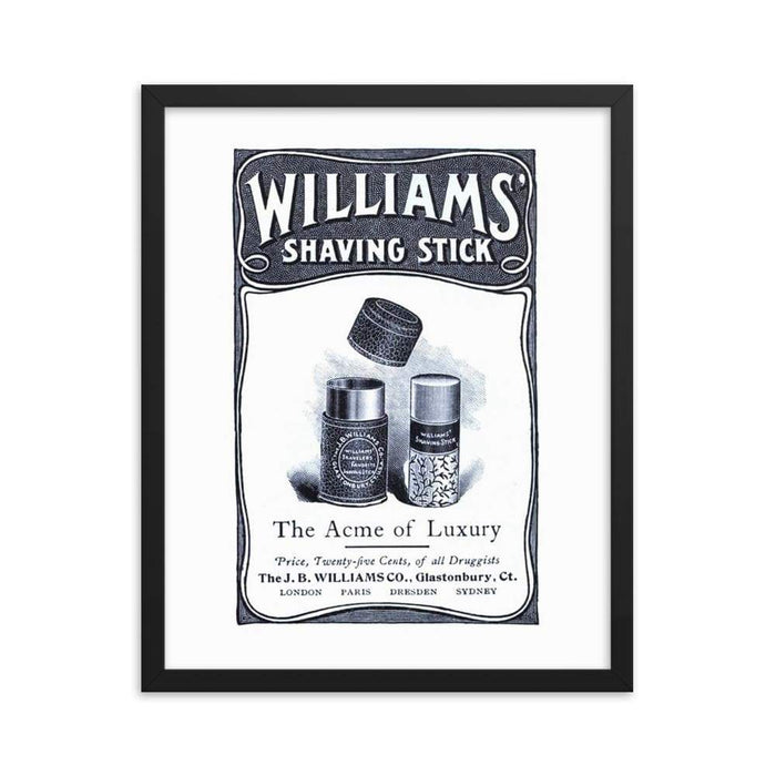 Vintage Shave Stick Advert Framed Print 3 - Phoenix Artisan Accoutrements