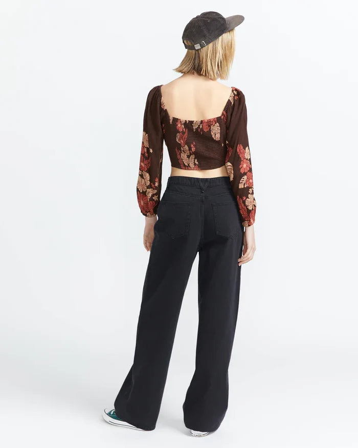 VOLC STONED BF HIRISE PANT