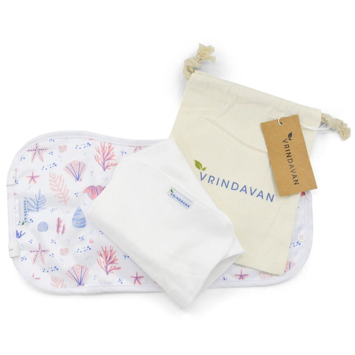 Vrindavan Reusable Castor Oil Pack with Organic Cotton Insert