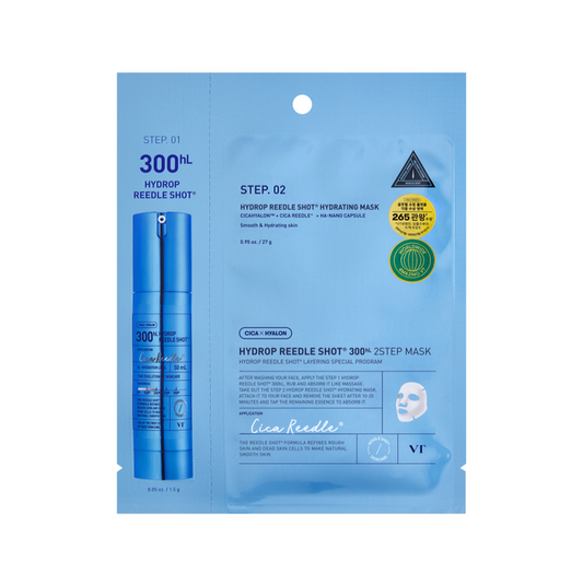 [VT Cosmetics] Hydrop Reedle Shot 300hL 2Step Mask