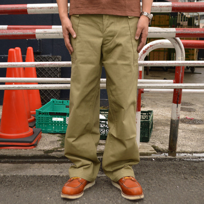 WARE HOUSE "1098" U.S.ARMY HERRINGBONE PANTS