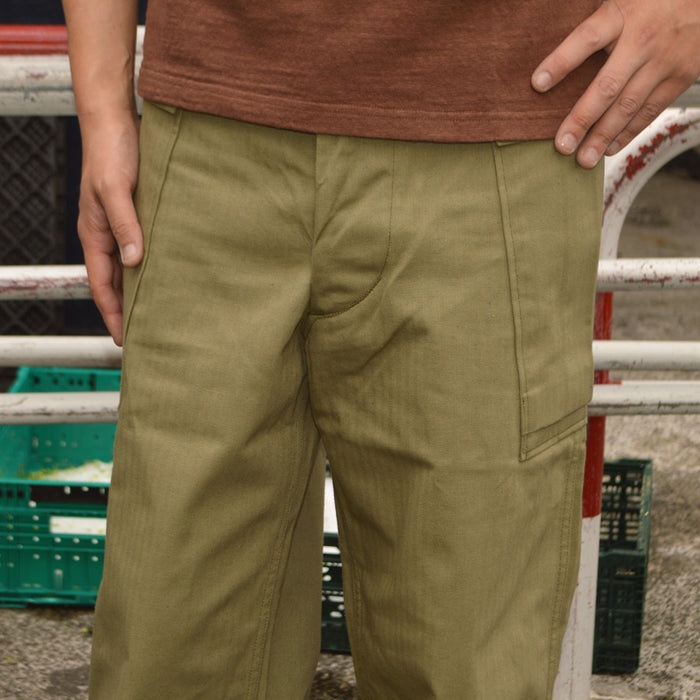 WARE HOUSE "1098" U.S.ARMY HERRINGBONE PANTS