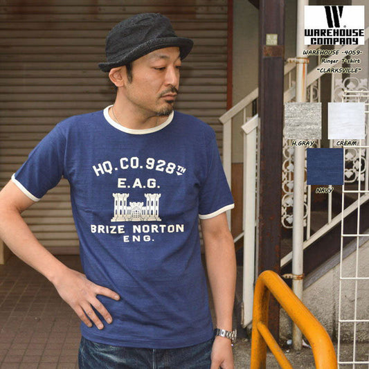 WAREHOUSE "4059 BRIZE NORTON" Ringer T-shirt