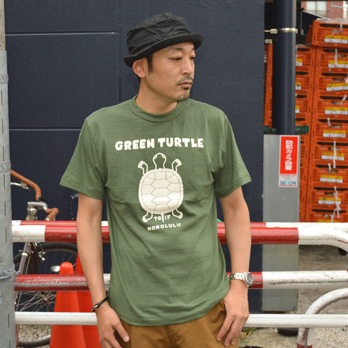 WAREHOUSE "4601" S/S Tee "GREEN TURTLE"