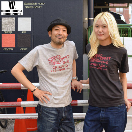 WAREHOUSE "4601" S/S Tee "SPEED SPORT"