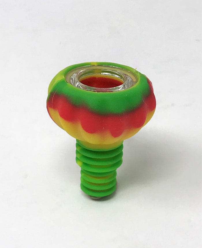Waxmaid Thick Silicone Detachable Beaker 8.5" Bong 14mm/18mm Dual Use Bowl