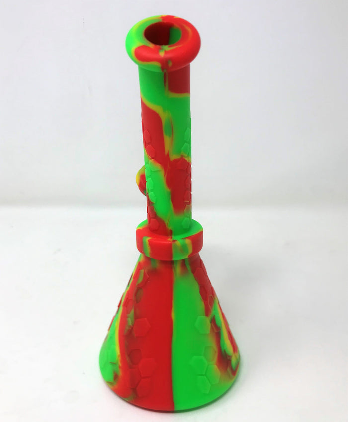 Waxmaid Thick Silicone Detachable Beaker 8.5" Bong 14mm/18mm Dual Use Bowl