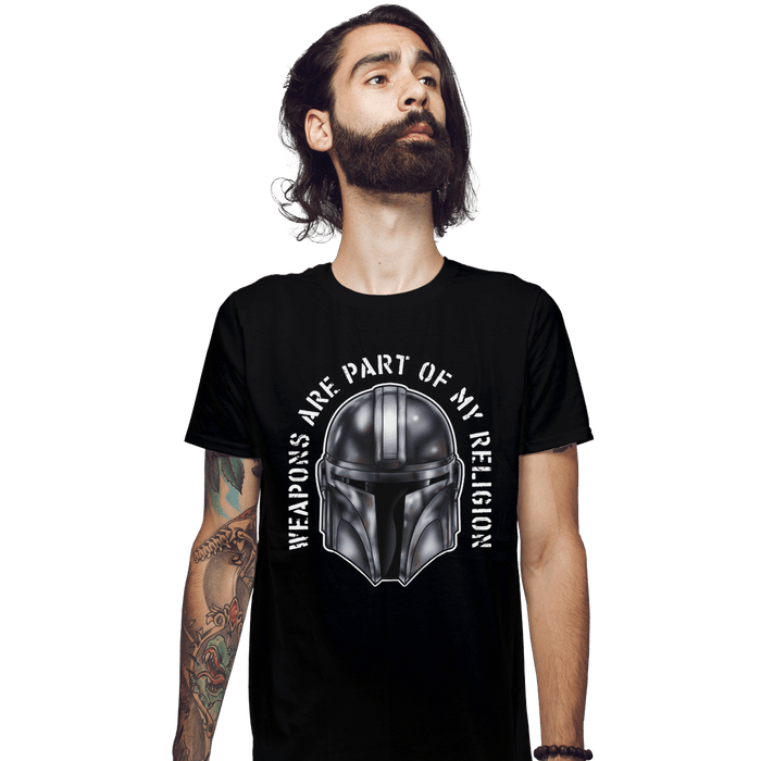 Shirts Fitted Shirts, Mens / Small / Black Weapons Are Part Of My Religion