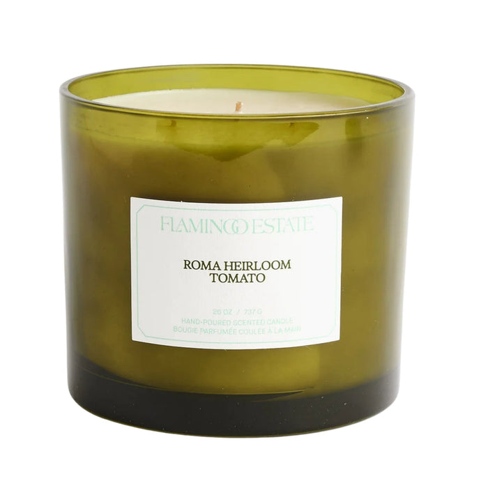 Wellness: Flamingo Estate Tomato Candle XL by Bella Cucina – Wellness: Candles