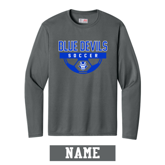 West Haven Girls Soccer Performance Long Sleeve Warmup Logowear West Haven Girls Soccer Graphite Adult S