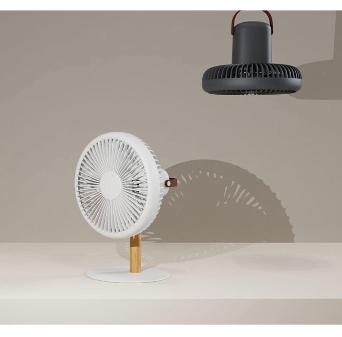 White Beyond Detachable Desk Fan/Light