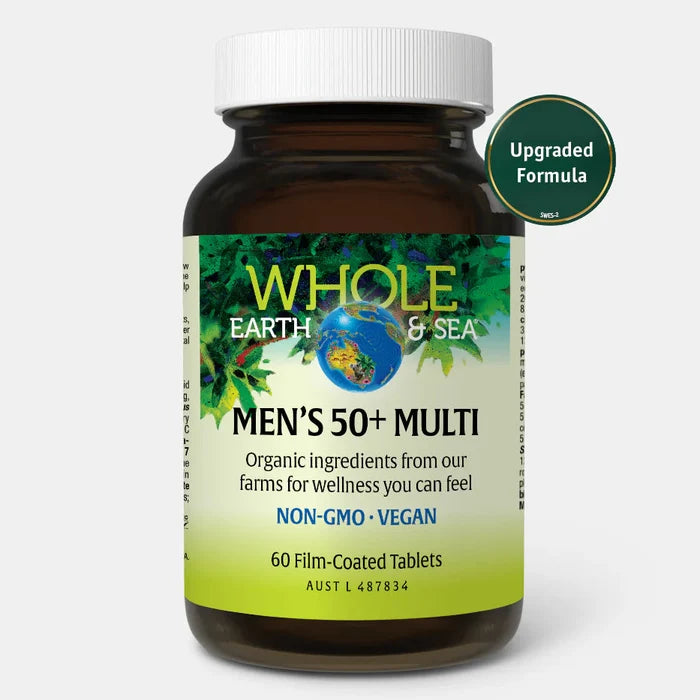 Whole Earth & Sea Vegan Men's Multi Vitamins 50+ (60 capsules)