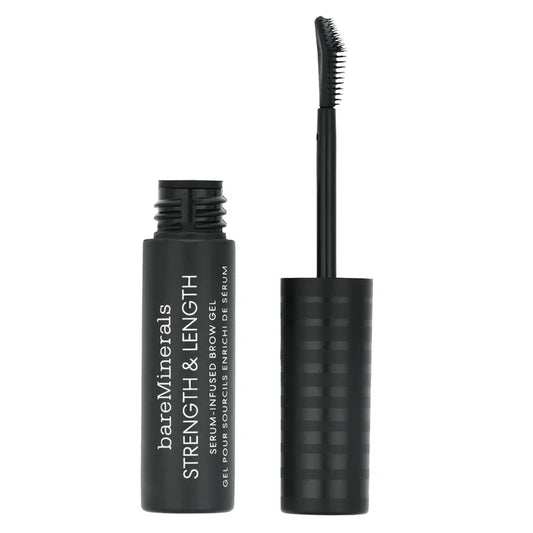 WHOLESALE BAREMINERALS STRENGTH & LENGTH SERUM-INFUSED BROW GEL 0.16 OZ - COFFEE - 48 PIECE LOT