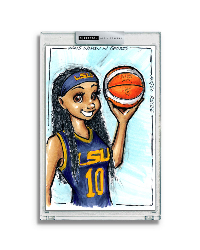 WinS® Every Day Angel Reese Original Art Card Slab 2023-07-03