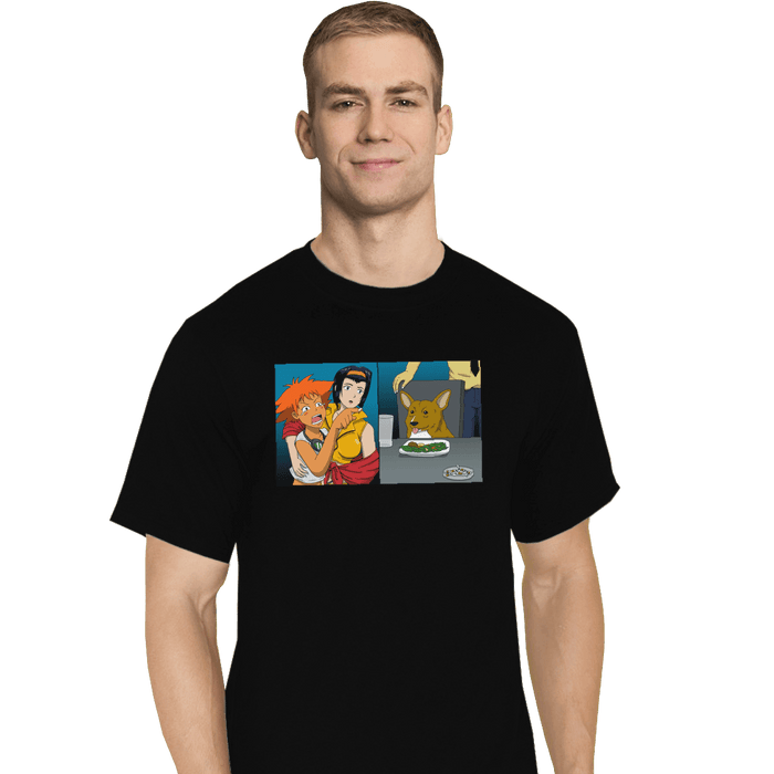 Shirts T-Shirts, Tall / Large / Black Women Yelling At A Data Dog