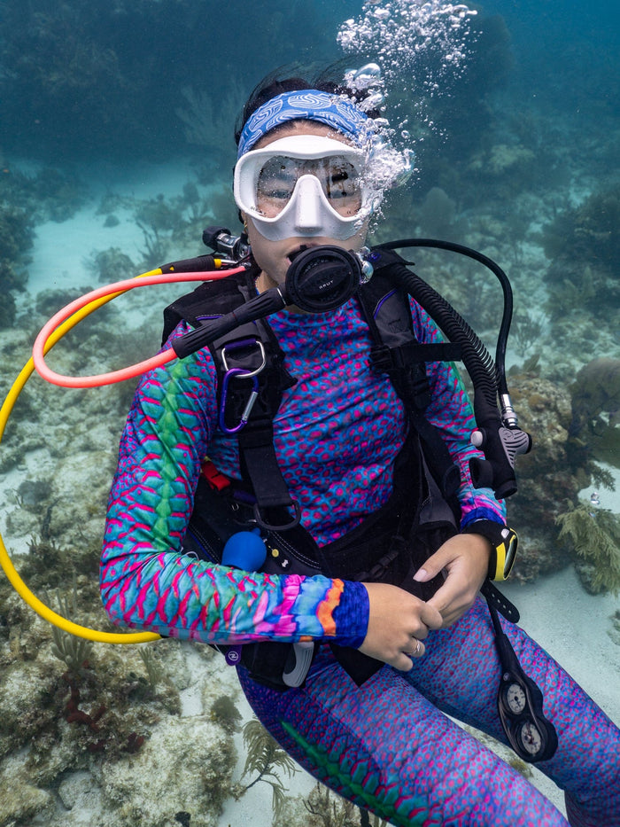 Women's Parrotfish Protection Crew Neck Shirt | UPF 50+ | Waterlust