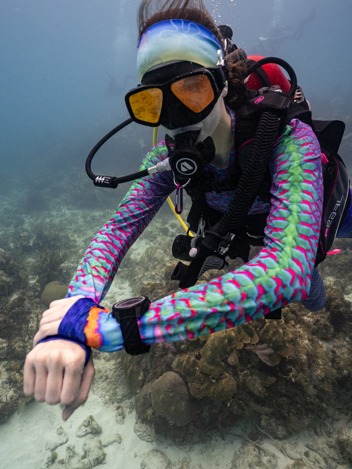 Women's Parrotfish Protection Crew Neck Shirt | UPF 50+ | Waterlust