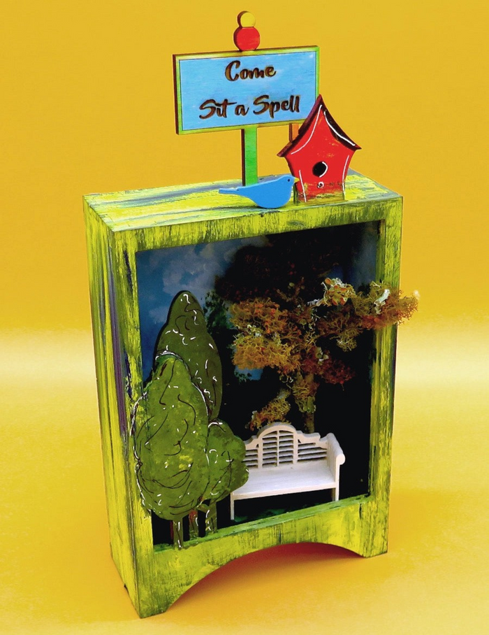 Woodland Shadow Box Building Kit