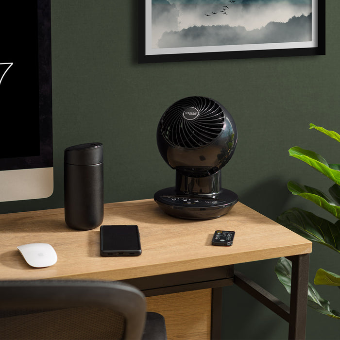 WOOZOO® Globe Fan Small - Horizontal Oscillation, Vertical Tilt, Remote - IRIS USA, Inc.