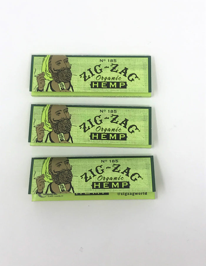 Zig Zag 1 1/4 Size Organic Hemp Rolling Papers - 3 Packs(150 Leaves)