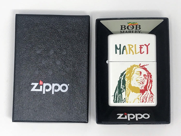 Zippo Lighter -  Rasta Bob Marley Image